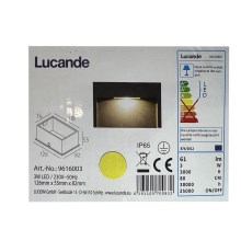 Lucande - Ingebouwde LED Lamp voor buiten MITJA LED/3W/230V IP65