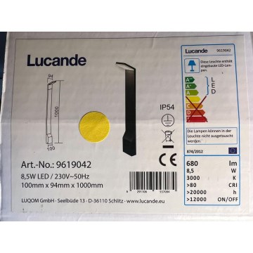 Lucande - LED Buitenlamp NEVIO LED/8,5W/230V IP54