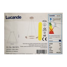 Lucande - Suspension filaire à intensité variable LYANI LED/20,5W/230V