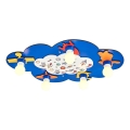 LUCCA Kinderplafondlamp 5xE27/24W/230V blauw