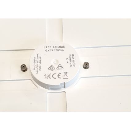 Lucci air 121357 - LED Plafondlamp voor ventilator LED/18W/230V