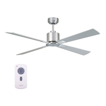 Lucci Air 210520 - Ventilateur de plafond AIRFUSION CLIMATE bois/chrome mat + Télécommande