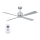Lucci Air 210520 - Ventilateur de plafond AIRFUSION CLIMATE bois/chrome mat + Télécommande