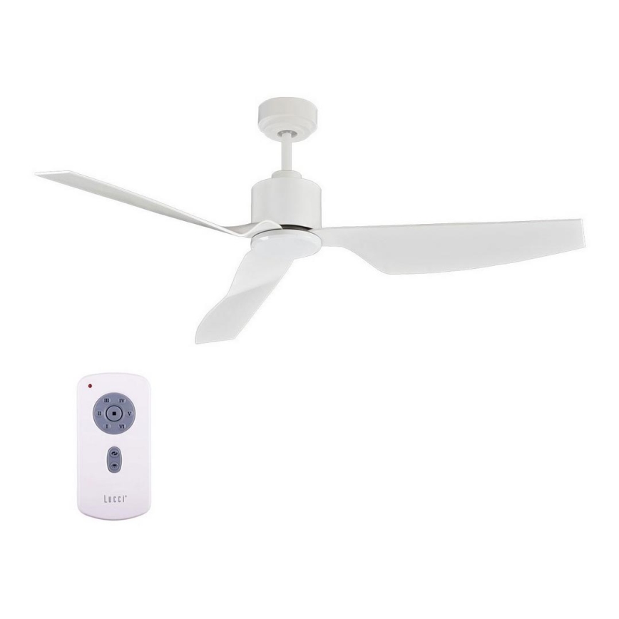 Lucci Air 210528 - Ventilateur de plafond AIRFUSION CLIMATE II blanc + télécommande