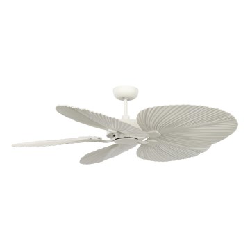 Lucci Air 21065449 - Plafondventilator BALI diameter 132 cm wit/crème + afstandsbediening