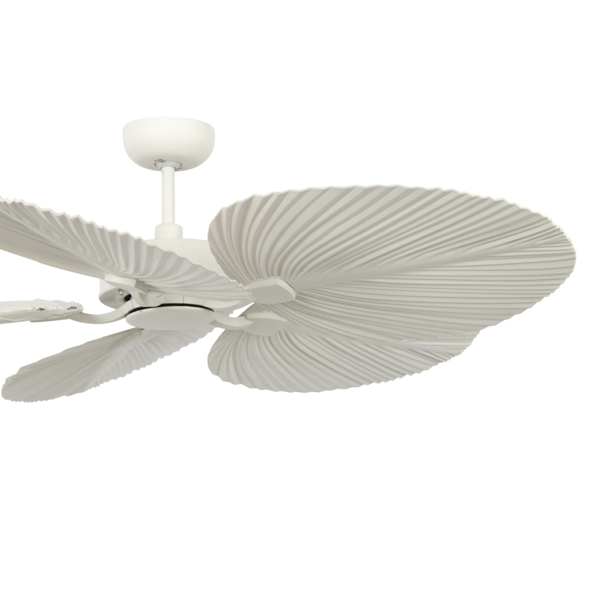 Lucci Air 21065449 - Ventilateur de plafond BALI d. 132 cm blanc/crème + Télécommande