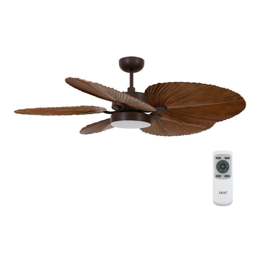 Lucci Air 210655 - LED-plafondventilator BALI 1xGX53/18W/230V bruin + afstandsbediening