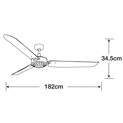 Lucci Air 211022 – Plafond Ventilator AIRFUSION CAROLINA Bruin
