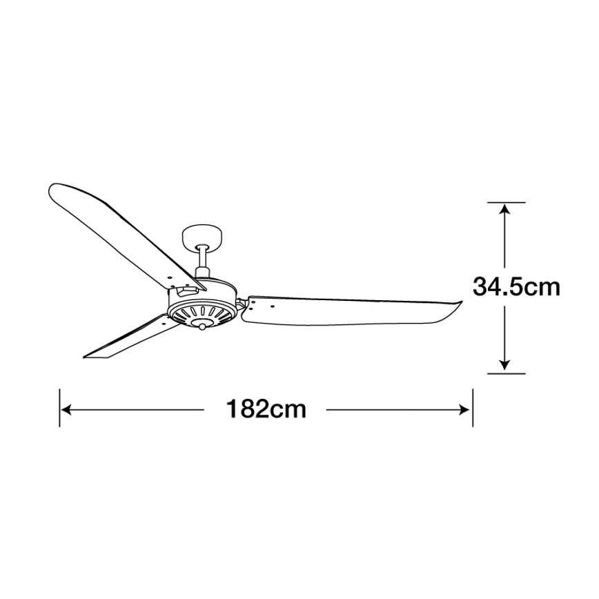 Lucci Air 211022 – Plafond Ventilator AIRFUSION CAROLINA Bruin