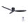 Lucci Air 212884 - Ventilateur de plafond AIRFUSION RADAR noir + Télécommande