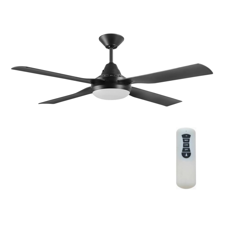 Lucci air 212899 - Dimbare LED Plafond Ventilator MOONAH 1xGX53/21W/230V zwart + afstandsbediening