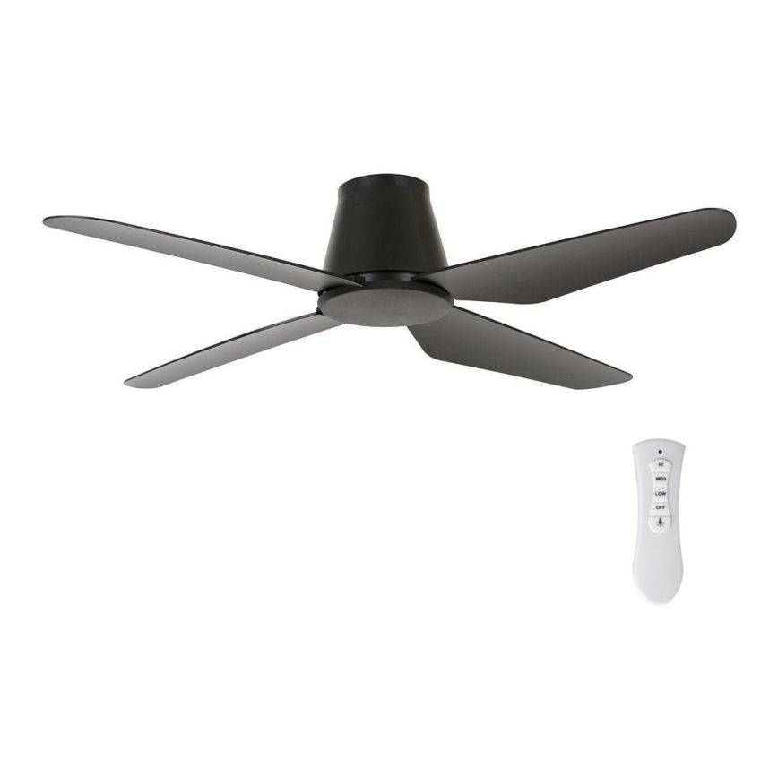 Lucci Air 213000 - Ventilateur de plafond AIRFUSION ARIA noir + télécommande