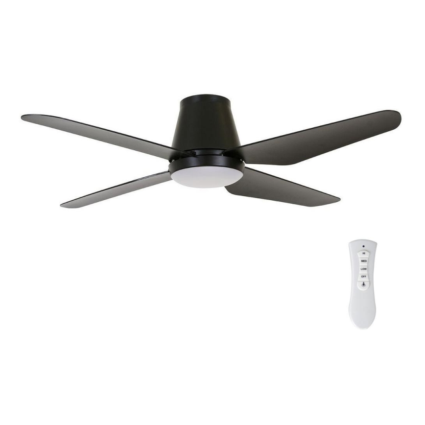 Lucci Air 213002 - Ventilateur de plafond AIRFUSION ARIA LED/18W/230V noir + télécommande