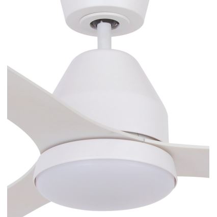 Lucci air 213043 - Ventilateur de plafond LED WHITEHAVEN GX53/17W/230V blanc + télécommande