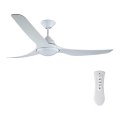 Lucci air 213096 - Ventilateur de plafond LED MARINER LED/15W/230V blanc Ø 142 cm + télécommande