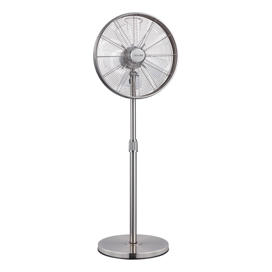 Lucci Air 213117EU - Ventilateur sur pied BREEZE chrome mat