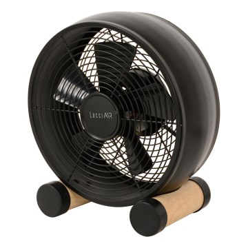 Lucci air 213120 - Ventilateur de table BREEZE noir Ø 28 cm