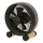 Lucci air 213120 - Ventilateur de table BREEZE noir Ø 28 cm