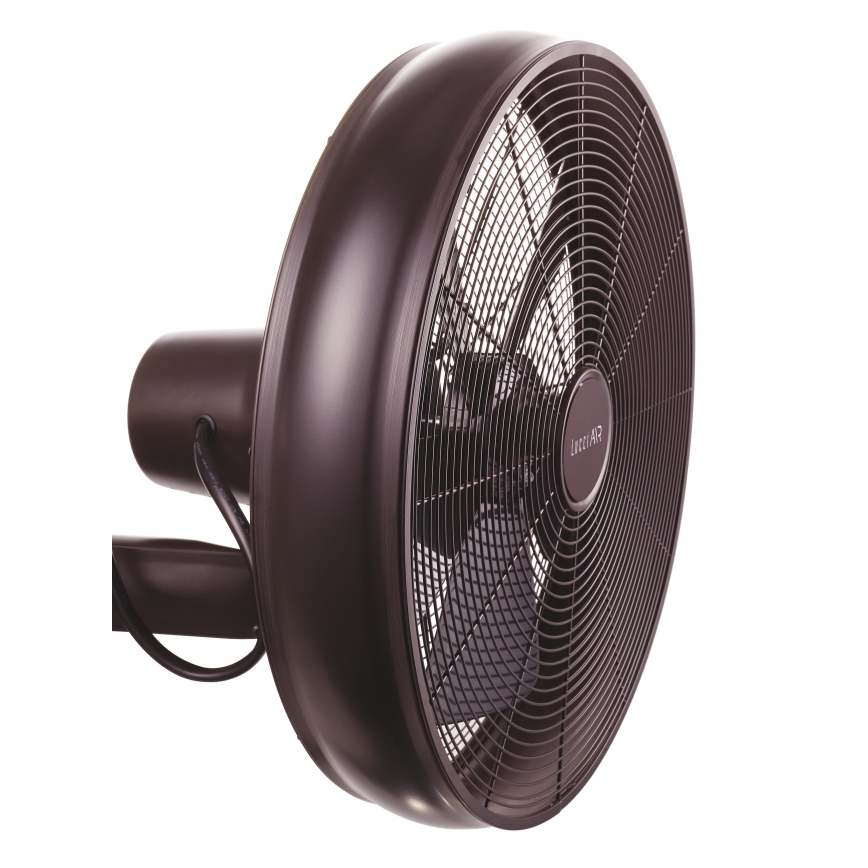 Feest Wijzer kanaal Lucci air 213125 - Wand Ventilator BREEZE 55W/230V zwart/bruin + AB |  Lumimania