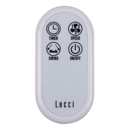 Lucci Air 213128EU - Wand Ventilator BREEZE 55W/230V wit + afstandsbediening