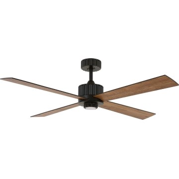 Lucci air 213170 - Ventilateur de plafond LED NEWPORT wenge/marron + Télécommande