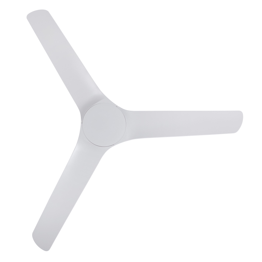 Lucci Air 21321549 - Ventilateur de plafond ABYSS d. 142 cm IP66 blanc + télécommande