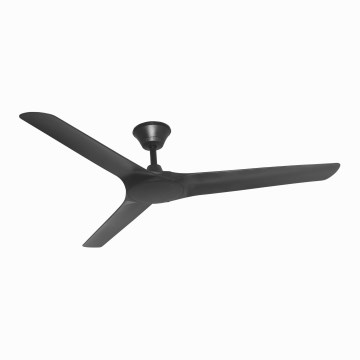 Lucci Air 21321649 - Plafondventilator ABYSS diameter 142 cm IP66 zwart + afstandsbediening