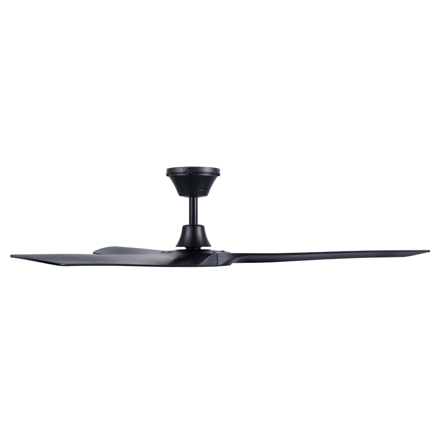 Lucci Air 21321649 - Ventilateur de plafond ABYSS d. 142 cm IP66 noir + Télécommande