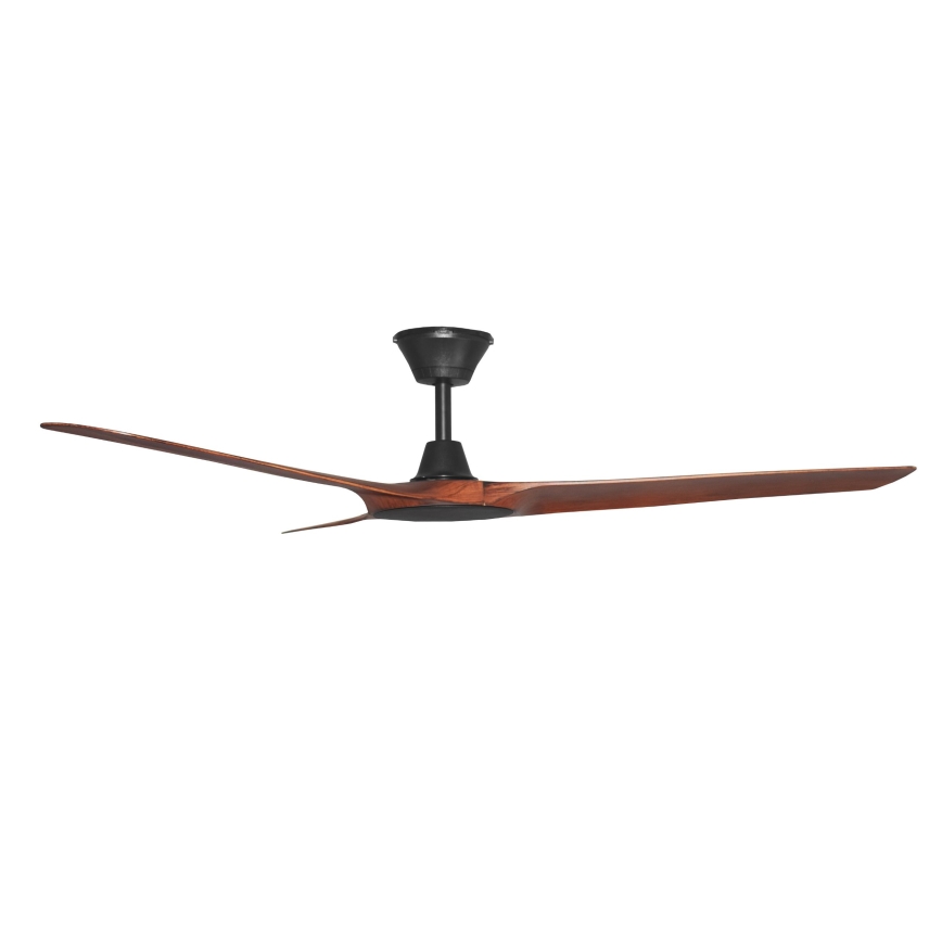 Lucci Air 21321749 - Plafondventilator ABYSS diameter 142 cm IP66 bruin + afstandsbediening
