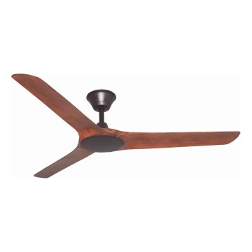 Lucci Air 21321749 - Plafondventilator ABYSS diameter 142 cm IP66 bruin + afstandsbediening