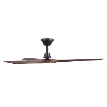 Lucci Air 21321749 - Ventilateur de plafond ABYSS d. 142 cm IP66 marron + télécommande