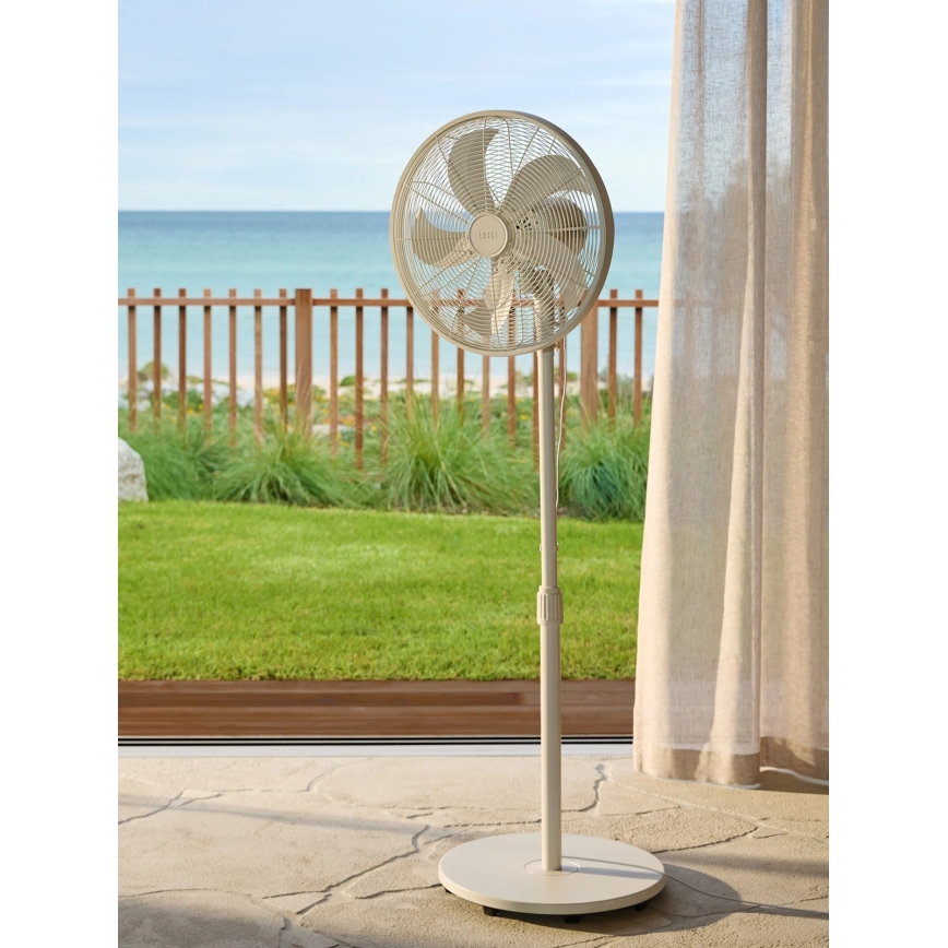 Lucci Air 21326449 - Ventilateur sur pied GLIDE 36W/230V diam. 45 cm blanc