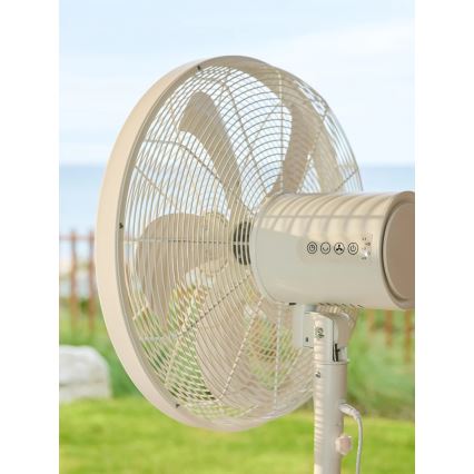 Lucci Air 21326449 - Ventilateur sur pied GLIDE 36W/230V diam. 45 cm blanc
