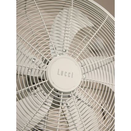 Lucci Air 21326649 - Wandventilator GLIDE 36W/230V Ø 45 cm wit + afstandsbediening