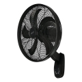 Lucci Air 21326749 - Ventilateur mural GLIDE 36W/230V diamètre 45 cm noir + télécommande