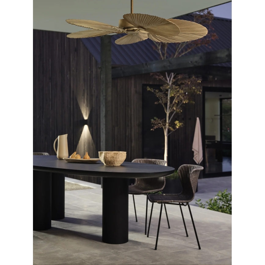 Lucci Air 21326849 - Plafondventilator BALI Ø 132 cm beige met afstandsbediening