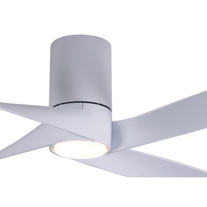 Lucci air 213350 - Ventilateur de plafond à intensité variable LED RIVIERA 1xGX53/12W/230V blanc + Télécommande