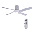 Lucci air 213350 - Ventilateur de plafond à intensité variable LED RIVIERA 1xGX53/12W/230V blanc + Télécommande