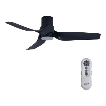 Lucci air 213354 - Dimbare LED Plafond Ventilator NAUTICA 1xGX53/12W/230V zwart + afstandsbediening