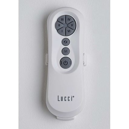 Lucci air 213358 - Ventilateur de plafond à intensité variable LED LINE 1xGX53/12W/230V noir + Télécommande