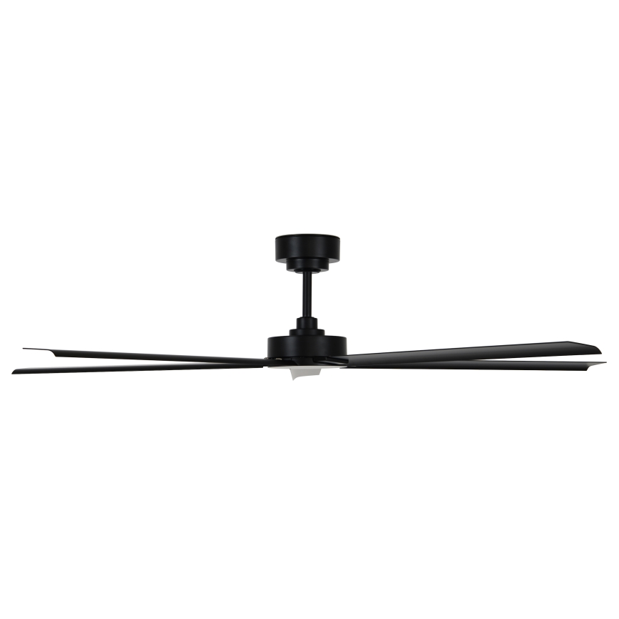 Lucci air 21616149 - Ventilateur de plafond MONZA IP55 noir + télécommande