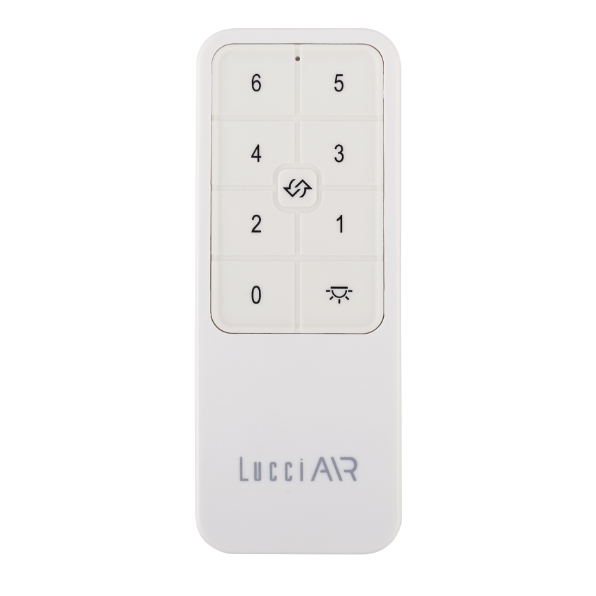 Lucci air 21616249 - Ventilateur de plafond POLIS IP55 blanc + télécommande