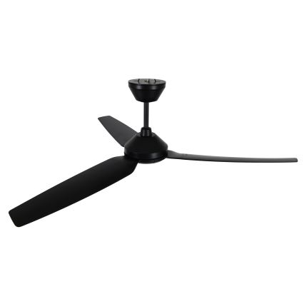 Lucci air 21616349 - Ventilateur de plafond POLIS IP55 noir + télécommande