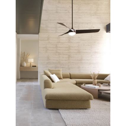 Lucci Air 21617249 - Ventilateur de plafond LED dimmable OSPREY 1xGX53/12W/230V diam. 132 cm bronze + télécommande