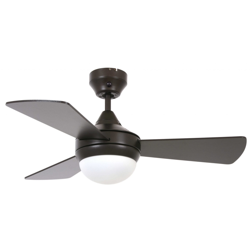 Lucci Air 512311 - Ventilateur de plafond AIRLIE HUGGER 2xE27/15W/230V bois/marron + télécommande