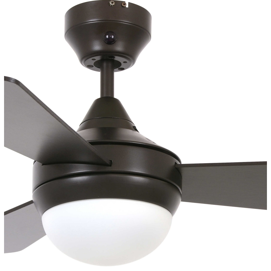 Lucci Air 512311 - Ventilateur de plafond AIRLIE HUGGER 2xE27/15W/230V bois/marron + télécommande