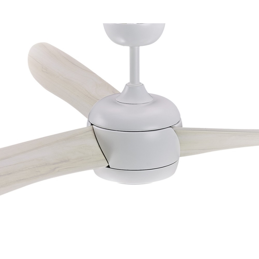 Lucci air 512911 - Ventilateur de plafond AIRFUSION NORDIC LED/20W/230V bois/blanc + télécommande