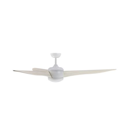 Lucci air 512911 - Ventilateur de plafond AIRFUSION NORDIC LED/20W/230V bois/blanc + télécommande