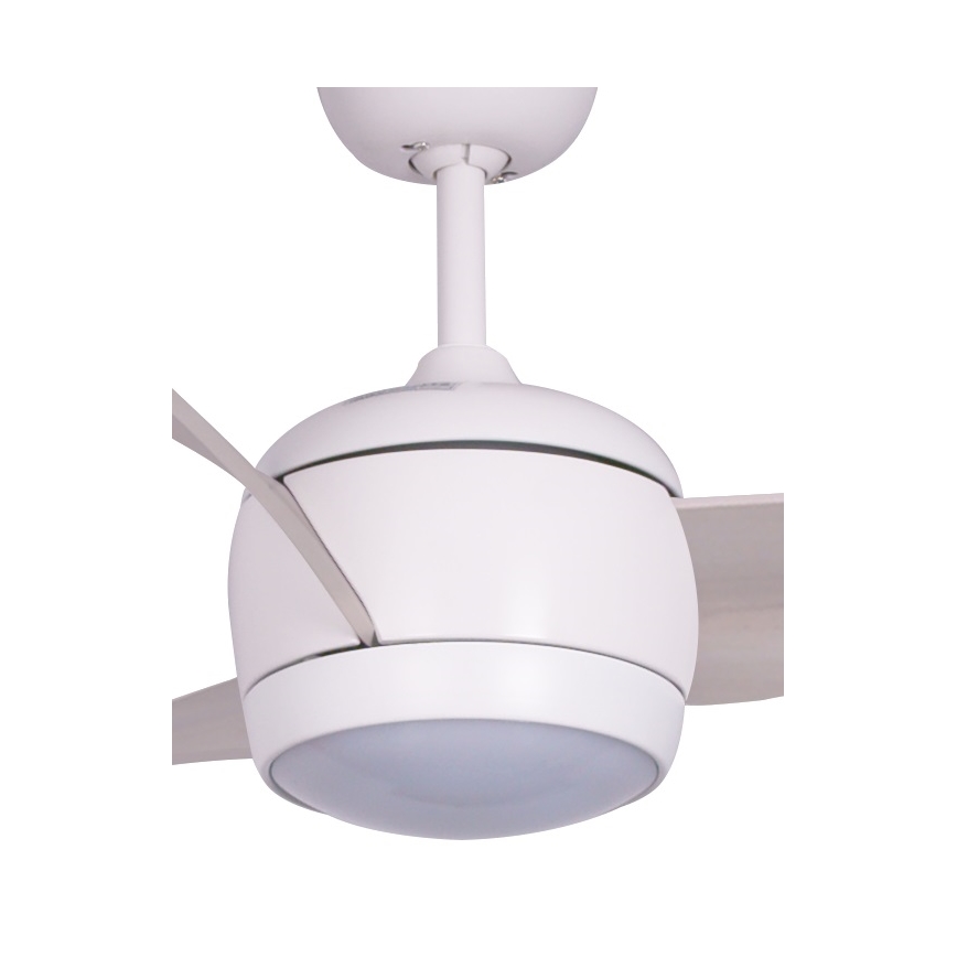 Lucci air 512911 - Ventilateur de plafond AIRFUSION NORDIC LED/20W/230V bois/blanc + télécommande