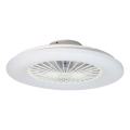 Lucci Air 513200 - LED Dimbare plafondlamp met ventilator OSLO LED/20W/230V 3000/4500/6500K wit + afstandsbediening